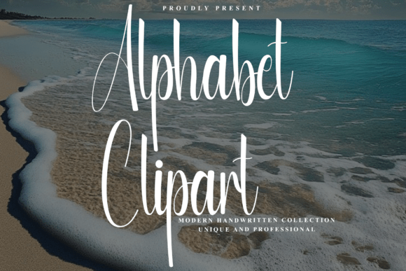 Alphabet Clipart: Designing with Airy Sophistication