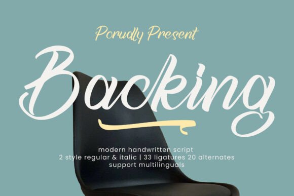 Backing: A Modern Script for Timeless Branding