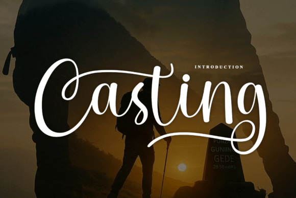 Casting: The Calligraphy Script for Bold, Adventure-Driven Brands