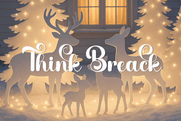 Discover the Elegant Flow of the Think Break Script Font