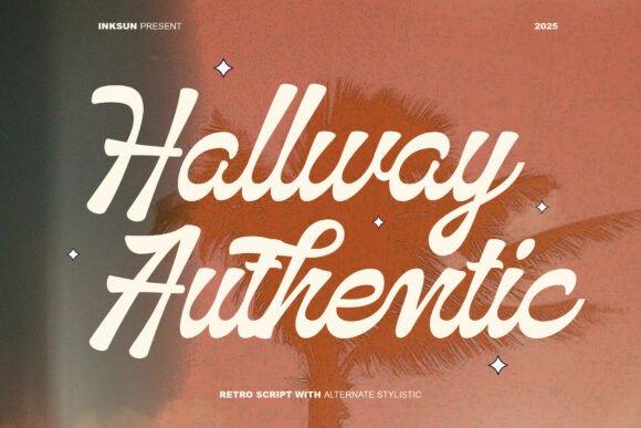 Hallway Authentic: A Retro Script Font with Modern Soul