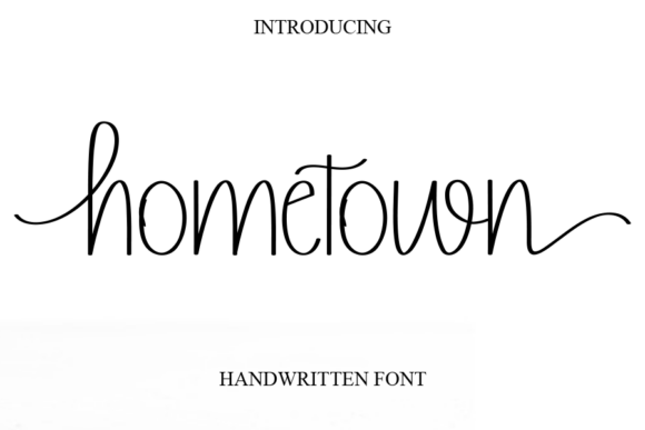 Hometown Font: A Handwritten Script with Authentic Charm