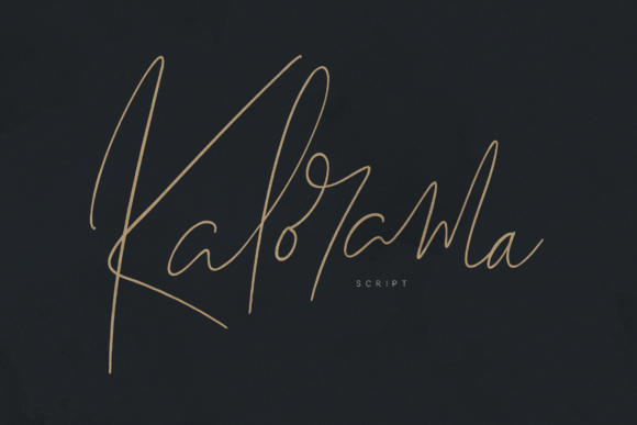 Kalorama: A Script Font for Elegant, Personal Branding