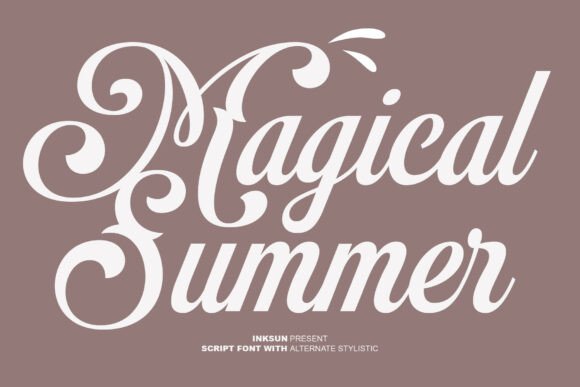 Magical Summer: A Bold Script Font for Modern Projects