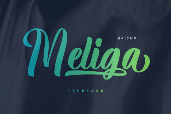 Meliga: A Modern Script Font with Bold Character and Smooth Flow