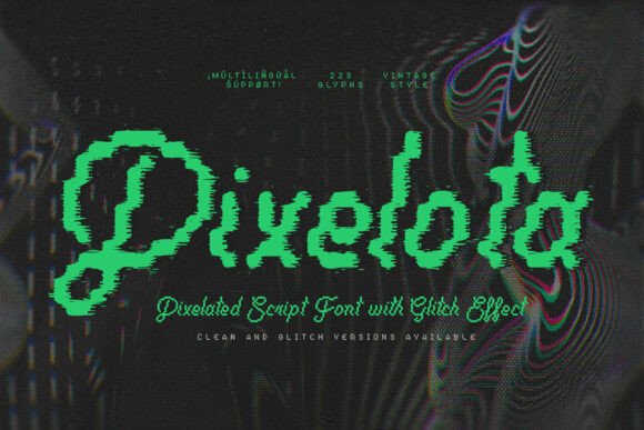 Pixelota: The Vintage Pixel Font for Modern Edge