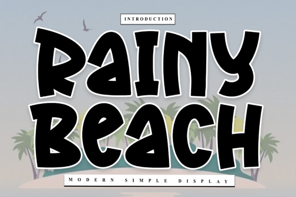 Rainy Beach: A Sophisticated Script for Artisanal Brands