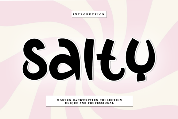 Salty: The Script Font with a Rhythmic Soul