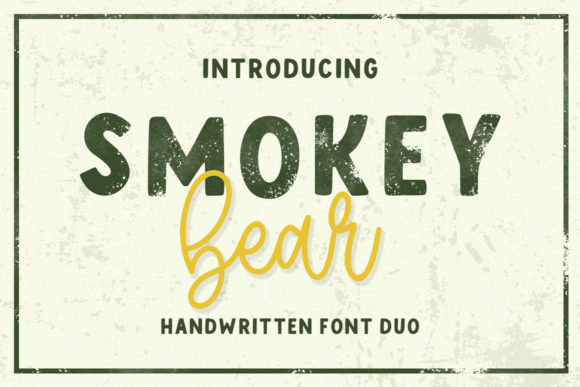Smokey Bear: A Font with a Dual Personality